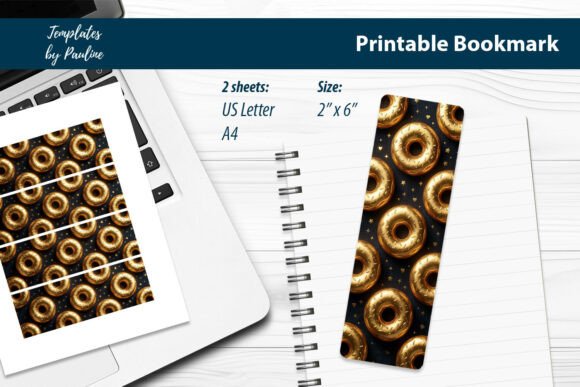 Donut Reading Reward Bookmarks Printable: Graphics & Print Templates