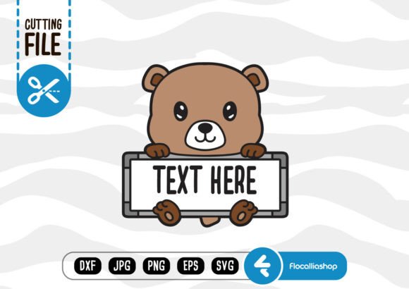 Forest Animal Board Art: Bear SVG Graphics for Crafts