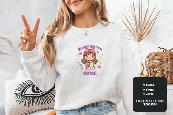 Kindergarten Cutie Cute Kids Design: Graphics for T-Shirt Designs