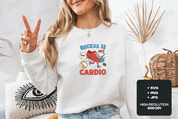 Recess Is My Cardio Graphics: T-Shirt Designs That Spark Joy