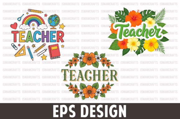 Teacher Bundle SVG: Graphics & T-Shirt Designs for Content Publishers