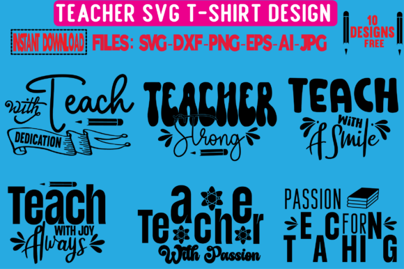Teacher SVG T-shirt Design: Free Graphics for Brand Builders