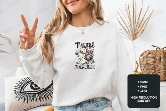 Teachers Make Magic Duck Graphics & T-Shirt Designs