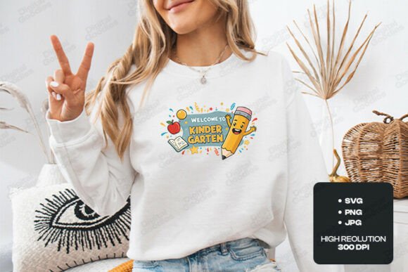 Welcome to Kindergarten Cute Design: Graphics for T-Shirt Designs